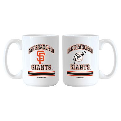 Logo Brands San Francisco Giants 15oz. Current & Throwback Mug Set
