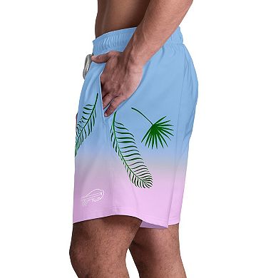 Men's Margaritaville Light Blue Buffalo Bills Sunset On The Beach Swim Shorts