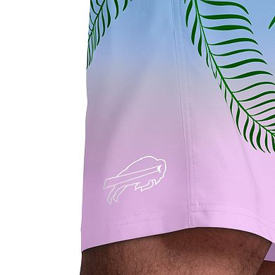 Men's Margaritaville Light Blue Buffalo Bills Sunset On The Beach Swim Shorts