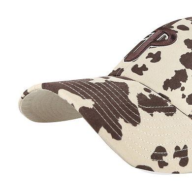 Women's '47 Natural/Brown Philadelphia Phillies Bessie Clean Up Adjustable Hat