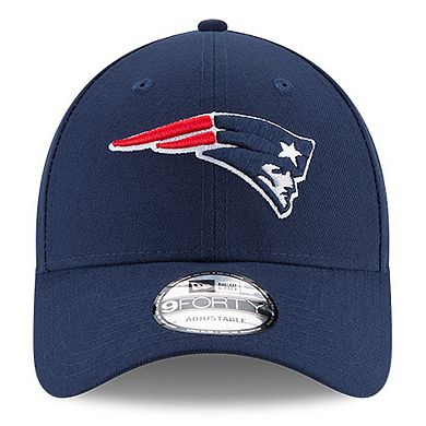 Youth New Era Navy New England Patriots 9FORTY Adjustable Hat