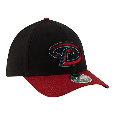 Men's New Era Black Arizona Diamondbacks Player Replica 39THIRTY M-Crown Flex Hat