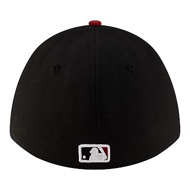 Men's New Era Black Arizona Diamondbacks Player Replica 39THIRTY M-Crown Flex Hat