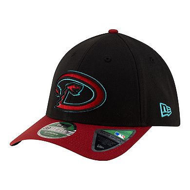 Men's New Era Black Arizona Diamondbacks Player Replica 39THIRTY M-Crown Flex Hat
