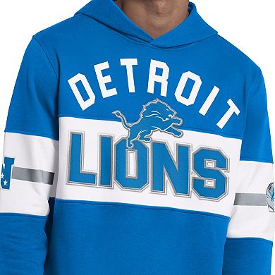 Men's Starter Royal Detroit Lions Fullback Jersey Hoodie