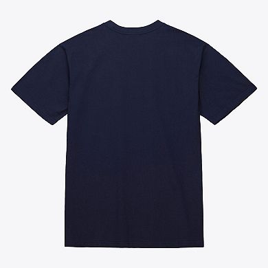 Unisex Mitchell & Ness Navy Cleveland Cavaliers Hardwood Classics Arch T-Shirt