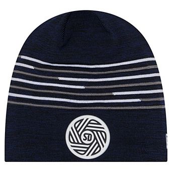 Men's New Era Navy San Diego FC 2026 Kickoff Knit Beanie