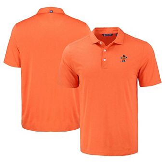 Men's Cutter & Buck Orange Syracuse Orange Coastline Epic Comfort Eco Recycled Polo