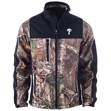 Men's Dunbrooke Camo Philadelphia Phillies Hunter Softshell Full-Zip Jacket