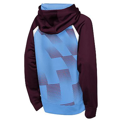 Youth Outerstuff Light Blue Colorado Rapids Striker Fleece Hoodie