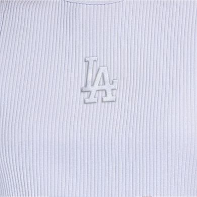 Women's Starter Light Blue Los Angeles Dodgers Pastels Ribbed Tank Top