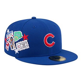 Men's New Era Royal Chicago Cubs City Patch 59FIFTY Fitted Hat