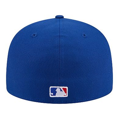 Men's New Era Royal Chicago Cubs City Patch 59FIFTY Fitted Hat
