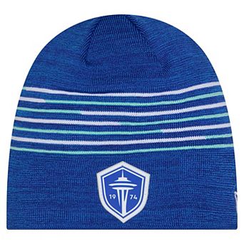 Men's New Era Blue Seattle Sounders FC 2026 Kickoff Knit Beanie