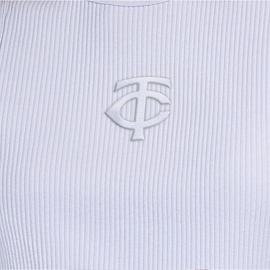 Women's Starter Light Blue Minnesota Twins Pastels Ribbed Tank Top