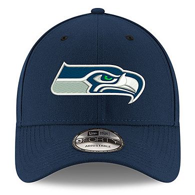 Youth New Era College Navy Seattle Seahawks 9FORTY Adjustable Hat