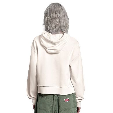 Women's Starter Cream Chicago Cubs Baseline Hoodie Sweatshirt