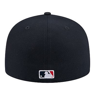 Men's New Era Navy Boston Red Sox City Patch 59FIFTY Fitted Hat