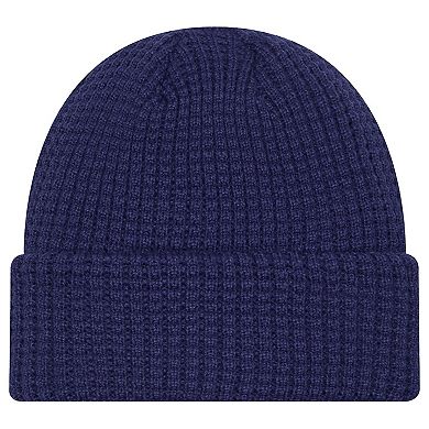 Men's New Era Blue Tampa Bay Lightning Waffle Cuffed Knit Hat