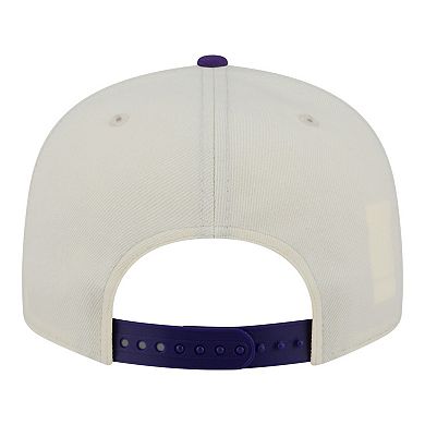 Men's New Era White Los Angeles Lakers Injection Localized 9FIFTY Snapback Hat