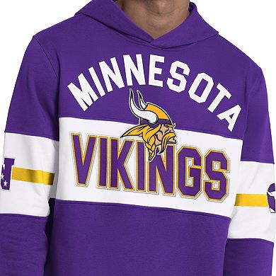 Men's Starter Purple Minnesota Vikings Fullback Jersey Hoodie