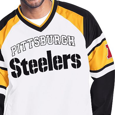 Men's Starter White Pittsburgh Steelers