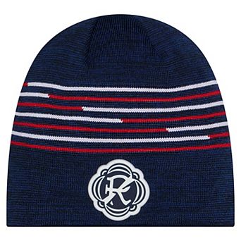 Men's New Era Navy New England Revolution 2026 Kickoff Knit Beanie