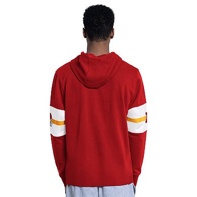 Men's Starter Red Kansas City Chiefs Fullback Jersey Hoodie
