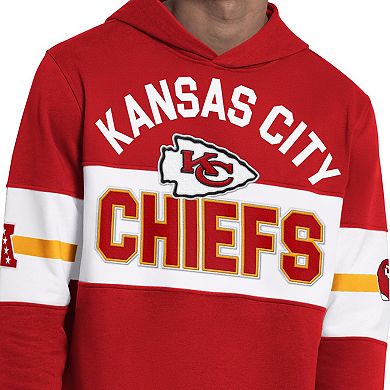 Men's Starter Red Kansas City Chiefs Fullback Jersey Hoodie