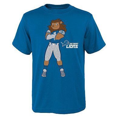 Youth Outerstuff Blue Detroit Lions Roary T-Shirt