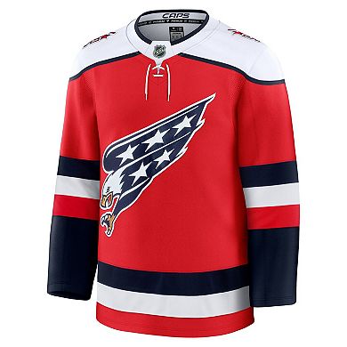 Men's Fanatics Red Washington Capitals Alternate Premium Jersey