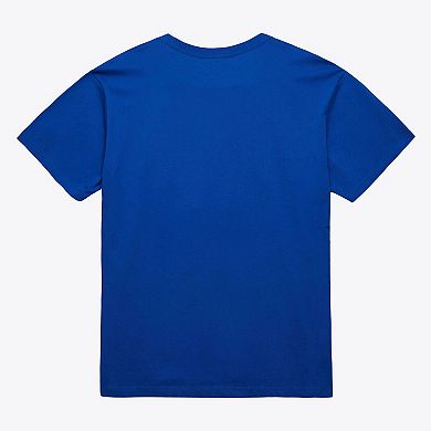 Unisex Mitchell & Ness Royal Dallas Mavericks Hardwood Classics Arch T-Shirt