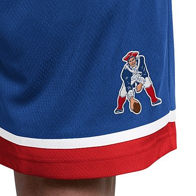Men's Starter Royal New England Patriots Throwback Power Play Mesh Shorts