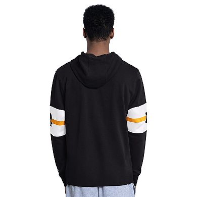 Men's Starter Black Pittsburgh Steelers Fullback Jersey Hoodie