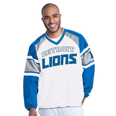Men's Starter White Detroit Lions