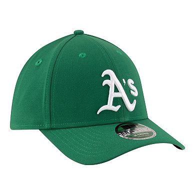 Men's New Era Green Athletics Player Replica 39THIRTY M-Crown Flex Hat