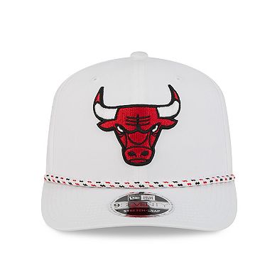 Men's New Era White Chicago Bulls 2026 NBA All-Star Game Rope Vented 9SEVENTY Adjustable Hat