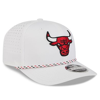 Men's New Era White Chicago Bulls 2026 NBA All-Star Game Rope Vented 9SEVENTY Adjustable Hat