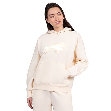 Women's Starter Cream Buffalo Bills Pastel Relaxed Travel Hoodie