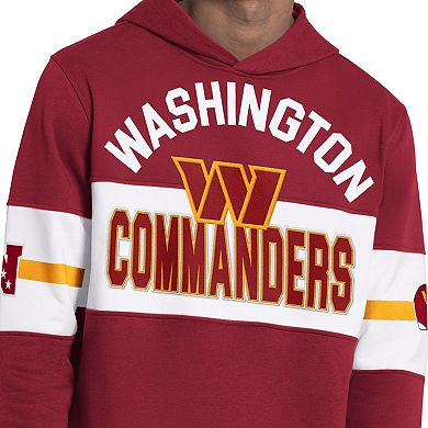 Men's Starter Burgundy Washington Commanders Fullback Jersey Hoodie