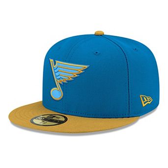 Men's New Era Blue St. Louis Blues Core Logo Two-Tone 59FIFTY Fitted Hat
