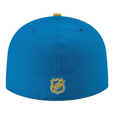 Men's New Era Blue St. Louis Blues Core Logo Two-Tone 59FIFTY Fitted Hat