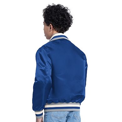 Youth Starter Royal Los Angeles Dodgers The Captain Jr. Cooperstown Collection Full-Zip Varsity Jacket