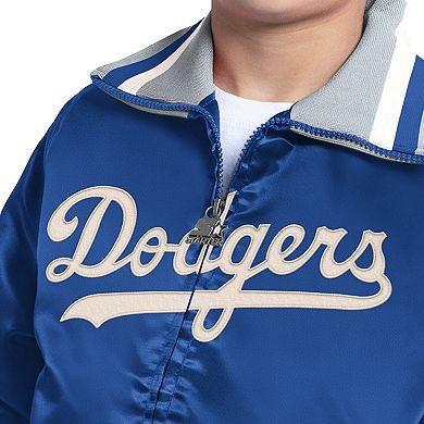 Youth Starter Royal Los Angeles Dodgers The Captain Jr. Cooperstown Collection Full-Zip Varsity Jacket
