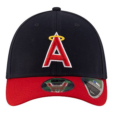 Men's New Era Navy Los Angeles Angels Alternate Player Replica 39THIRTY M-Crown Flex Hat