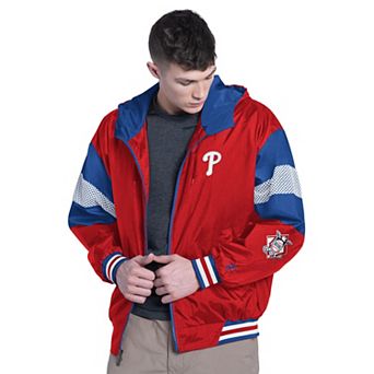 Men's Pro Player Red/Royal Philadelphia Phillies Legacy Lightweight Full Zip Hooded Jacket