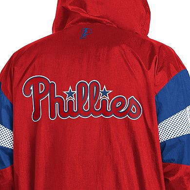 Men's Pro Player Red/Royal Philadelphia Phillies Legacy Lightweight Full Zip Hooded Jacket