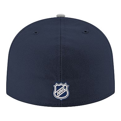 Men's New Era Navy Toronto Maple Leafs Core Logo Two-Tone 59FIFTY Fitted Hat