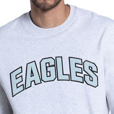 Men's Starter Ash Philadelphia Eagles Faceoff Fleece Sweatshirt