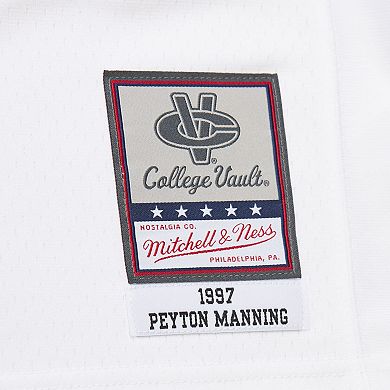 Men's Mitchell & Ness Peyton Manning White Tennessee Volunteers 1997 Legacy Replica Jersey